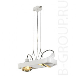 Светильники подвесные потолочныеAIXLIGHT&reg; R2 DUO HQI 111 светильник подвесной с ЭПРА для 2-х ламп HQI G12 по 70Вт, белый