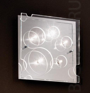 Светильник настенно-потолочный из муранского стекла De Majo 077-0CHEE0A10