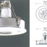 Светильник встраиваемый цвет арматуры матовый никель под лампу 1хQG5 3 50W