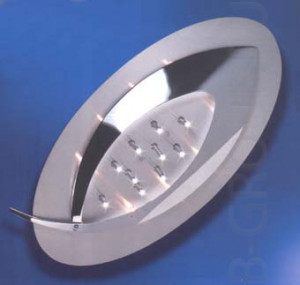 Светильник настенно-потолочный цвет арматуры хром сталь под лампу 9xGU5 3 10W 10xG4 10W