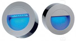 Светодиодный светильник для подсветкиDOWNUNDER LED 14 светильник встраиваемый IP44 c 14 синими LED 0.8Вт, темно-серый