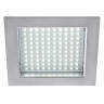 Светодиодные потолочные светильники LEDPANEL 100 светильник встраиваемый с блоком питания и 100 белыми LED общ 8, 5Вт, серебристый