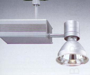 Прожектор 3 фазный цвет арматуры титан под лампу 1xHIT CRI G12 70W