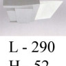 Светильник настенный арматура титан под лампу 2хTC L 55W