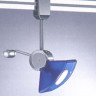Прожектор для крепления на токовую шину стекло голубое под лампу QR CBC35 35W