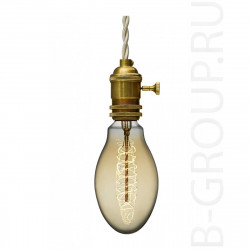 Лампа Estelia Alhambra Golden E27 60W, арт. E75/20F5G/60W