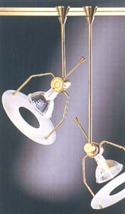 Прожектор для токовых шин L 190 mm цвет золото под лампу GU5 3 50W