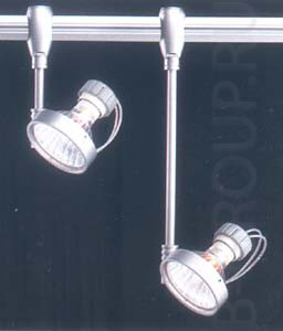 Прожектор цвет арматуры матовый хром L 200 mm под лампу 2хQPAR CB20 75W