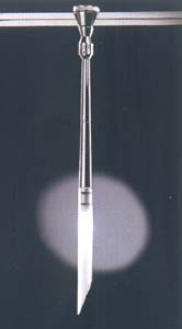 Светильник для токовой шины арматура цвет хром плафон цвет белый под лампу 1хQT9 G4 20W