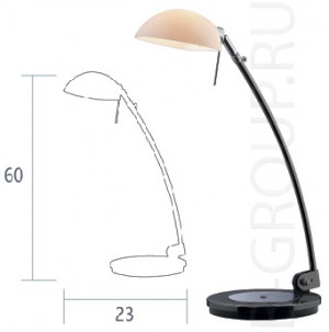 Светильники для чтения с регулируемым плафоном цвет арматуры: хром, черный лакированный, используется лампа 1x E14 - 40W. Можно использовать энергосберегающую лампу.