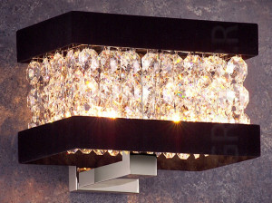 Бра с кристалами Swarovski размеры: 20х14х14см под лампу 2xG9