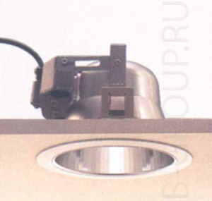 Светильник встроенный отражатель хром comp D 195мм IP20 под лампу 1хТС D G24d 2 18W